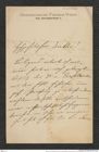 Nachlass Franz Steindachner, Brief von Österreichischen Fischerei-Verein an Franz Steindachner (16.10.1900), Inv.Nr. 377.03, Seite 1